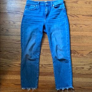 Madewell High Rise Slim Crop Boy Jean